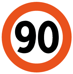 90 km/t